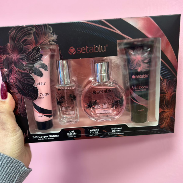 Set corpo donna 4pz setablu 