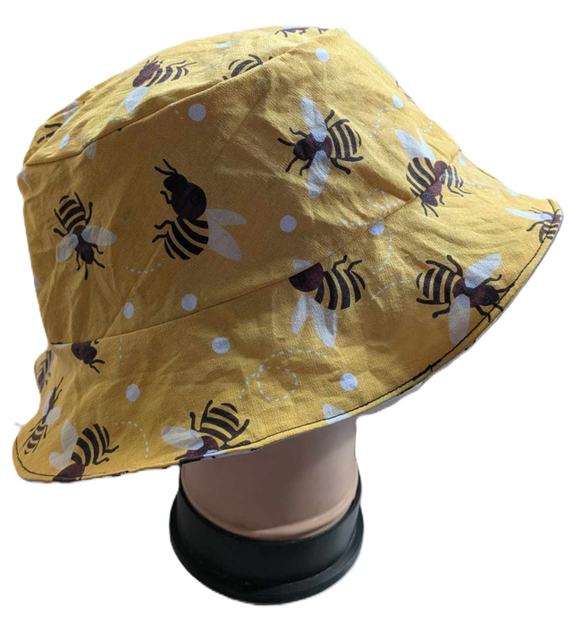 Bumble Bee Bucket Hat (Adult Size)