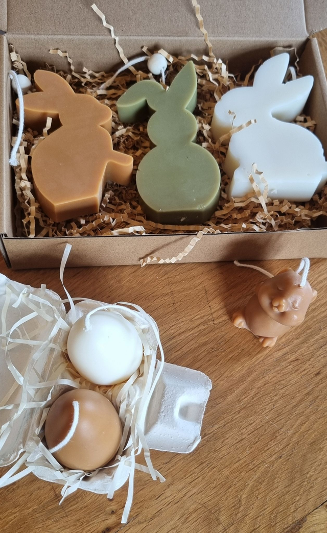 Coffret Bougies Lapin de pâques