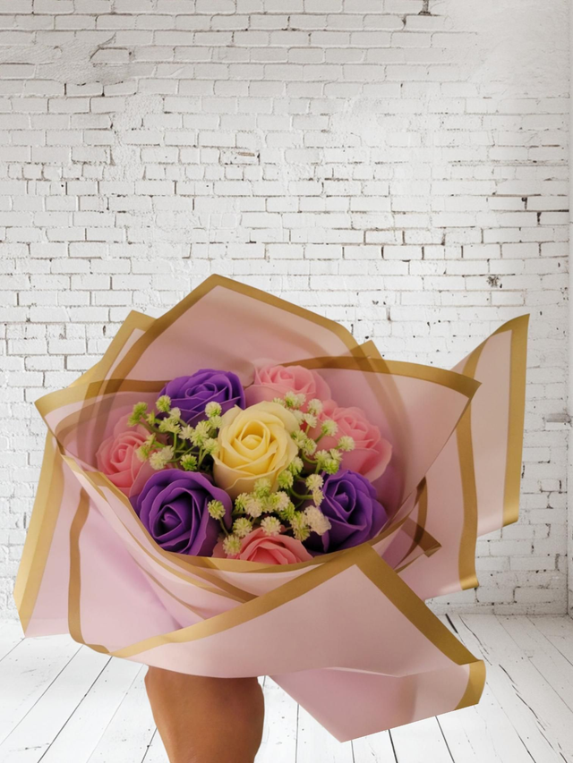 Bouquet fleurs de savon 
