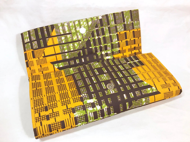 Grande pochette en tissu wax Nabro #2
