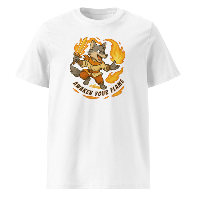 T-shirt unisexe &quot;Fire wolf&quot;