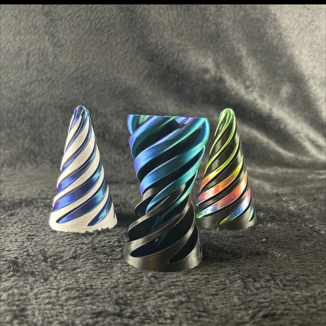 Pass through cone fidget