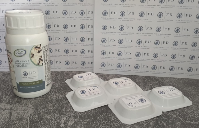 Kit Formiche Ultra Facile Disinfestare Più 5 Pz. Esche Gel