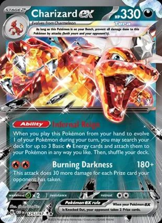 Charizard EX - 125/197 (Double Rare)