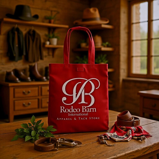 Rodeo Barn International Tote Bag