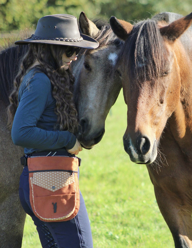 Grande pochette - Rose (uni)