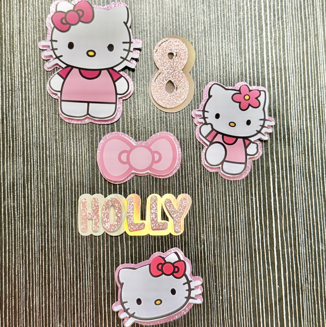 Hello kitty cake toppers