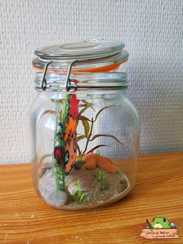 Fille poisson en quête d'aventures