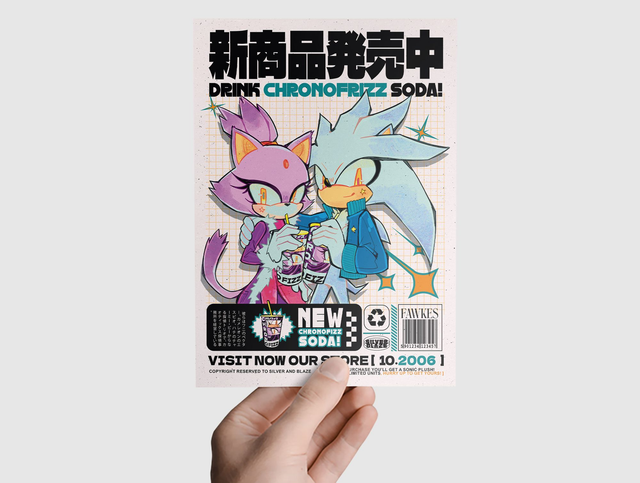 [ SONIC PRINTS ] Chronofizz Soda!