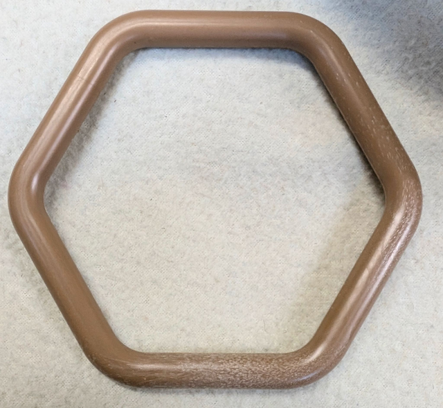 Shaped Wood Effect Rings