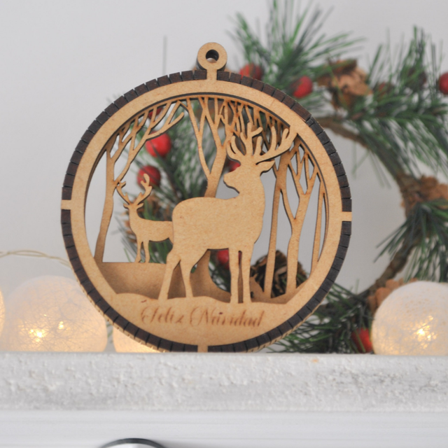 Bola de navidad &quot;Renos&quot;