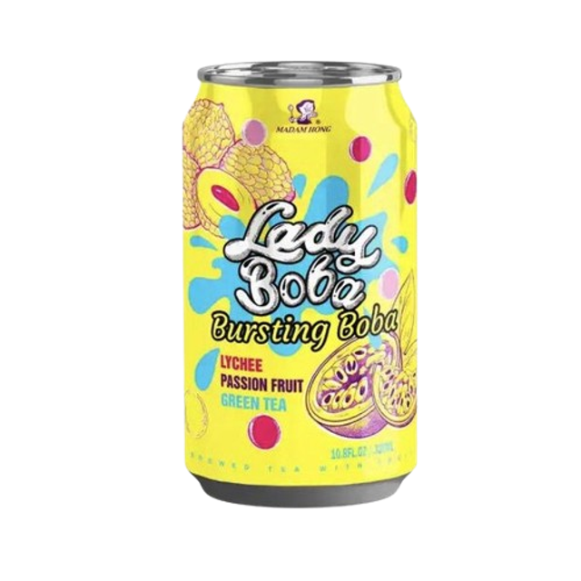 Bubble tea saveur fruits de la passion avec Billes saveur ltichi ( 320ml )