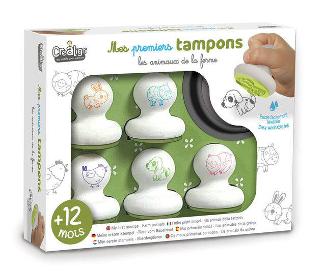Mes premiers tampons animaux de la ferme - Crealign’