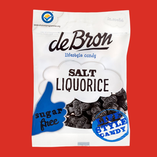 De Bron Salt Liquorice Sugarfree 100 gram