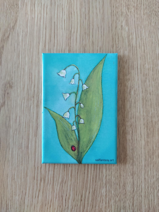 Magnet "Muguet" 7,8 x 5,3cm