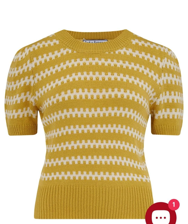 Pull Frances jaune/ivoire
