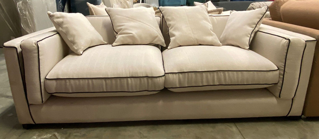 Canapé 3 places &quot;Rodier Intérieurs&quot;