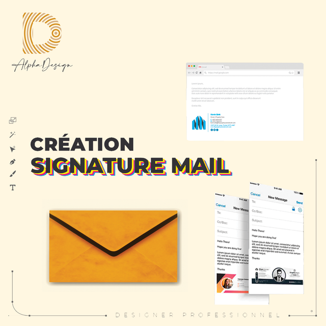 CRÉATION - SIGNATURE MAIL