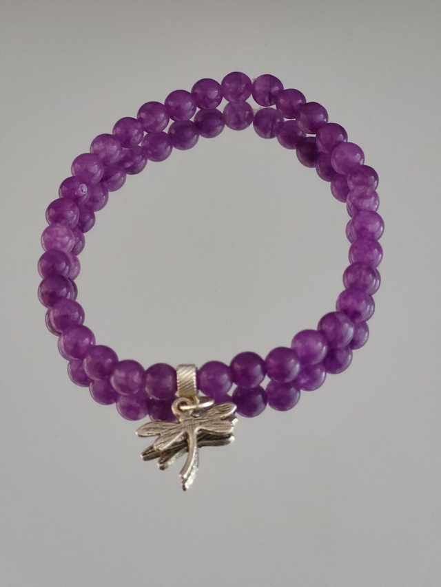 bransoletka z ametystu