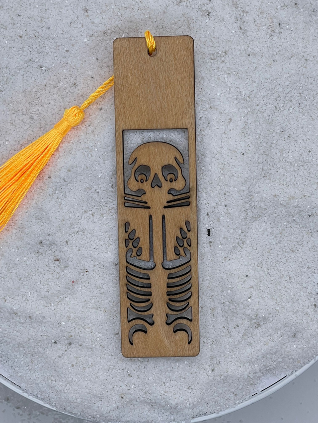 Marque page Squelette.