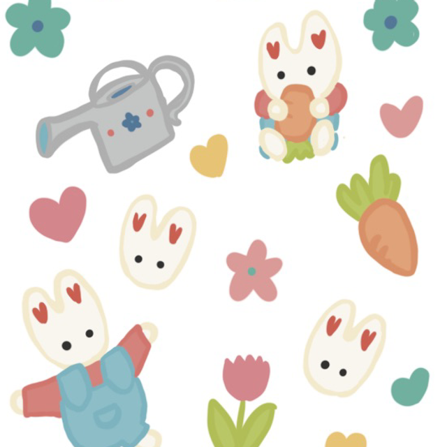 Original Art Deco Stickersheet | Bun