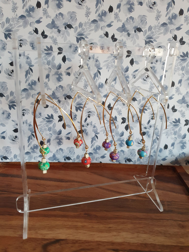 Boucles d'oreilles gold Lucie
