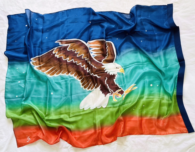 L’Esprit Prophétique vient (Nouveauté)Zacharie 4.6  Soie épaisse livrée sans tige 