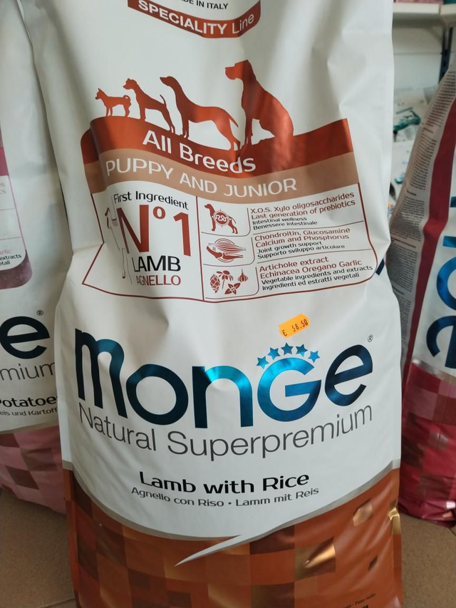 MONGE Natural Super Premium All Breeds Puppy 