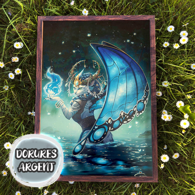 MUNDICIA - A3 avec dorures argent