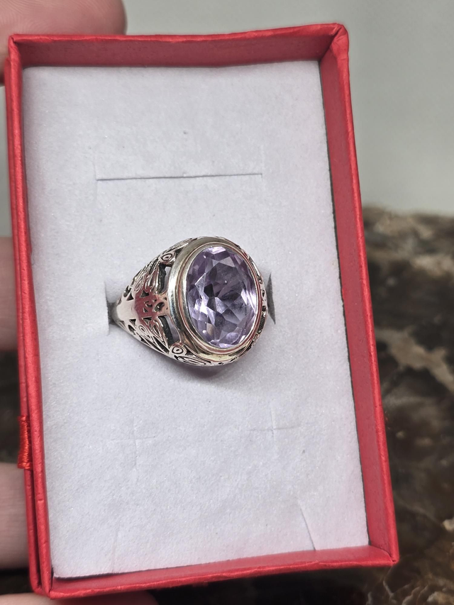 Bague Argent 925 et Améthyste