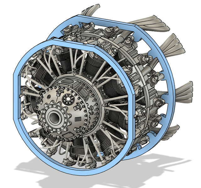 1/48 A/B-26 Invader & Counter Invader engines for ICM