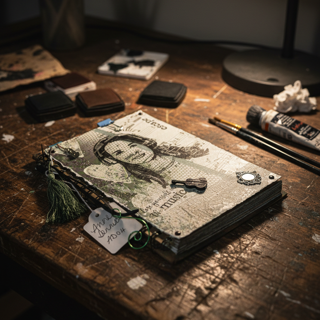 Music themed notebook - AD04