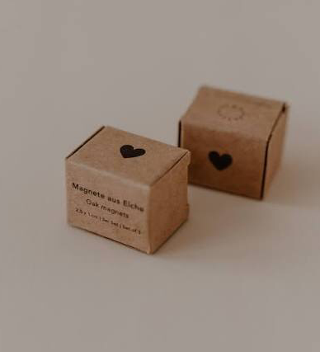 Set x3 Oak Magnets