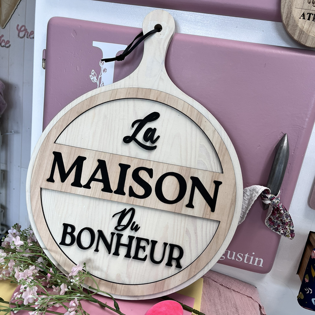 Planche de déco maison du bonheur 