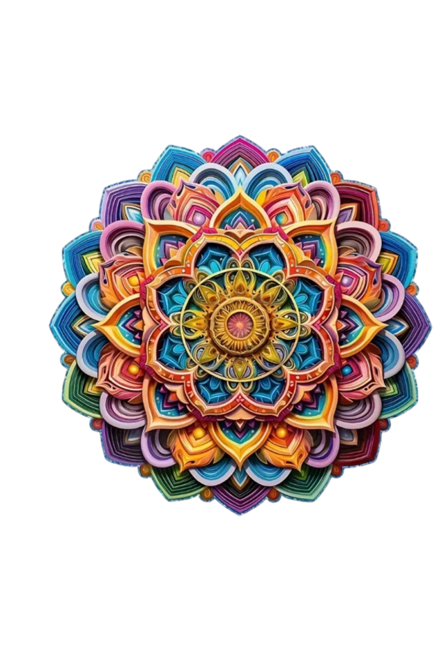 Wooden Puzzle Mandala