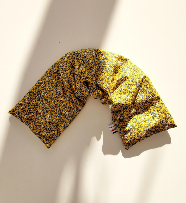 Bouillotte MADELEINE fleurs jaune 