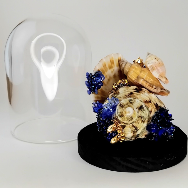 Sirènea Bleu nuit et Or clair