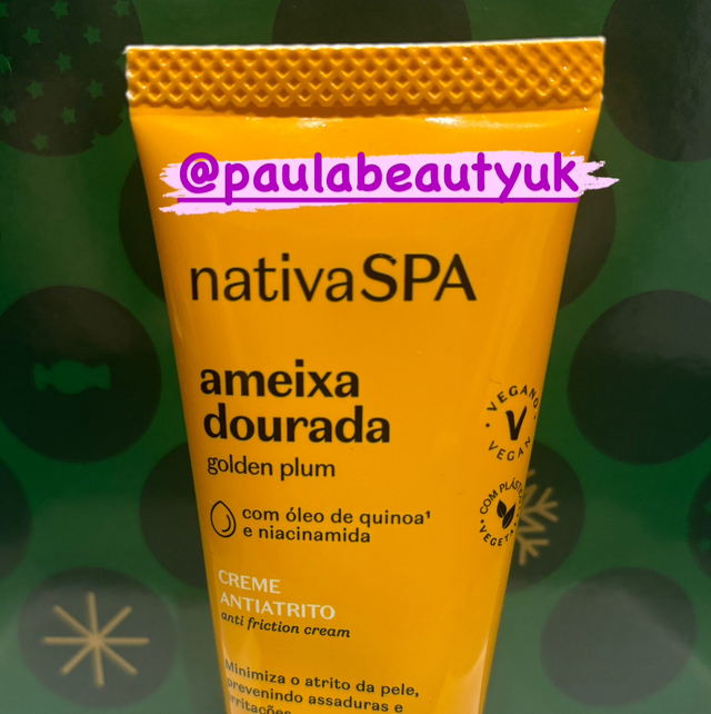 Nativa Spa Ameixa Dourada Creme Antiatrito 100ml edição especial 