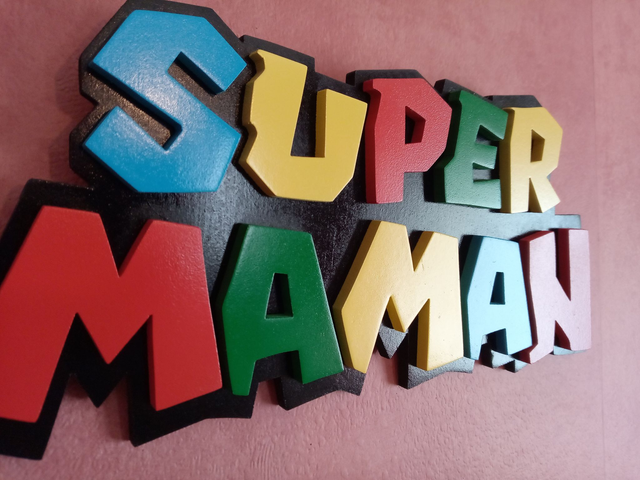 Super Maman - 28 x 13 cms