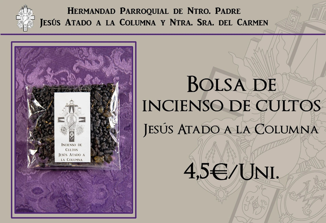 Bolsa de Incienso de Cultos Columna