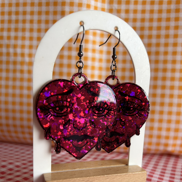 Pendientes Corazón Llorón