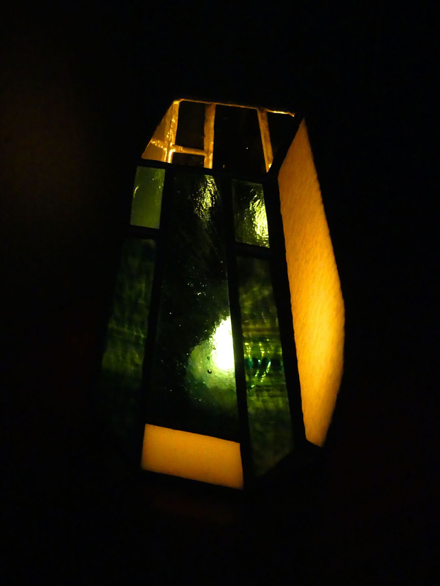 Vase Art déco - Aurores Boréales