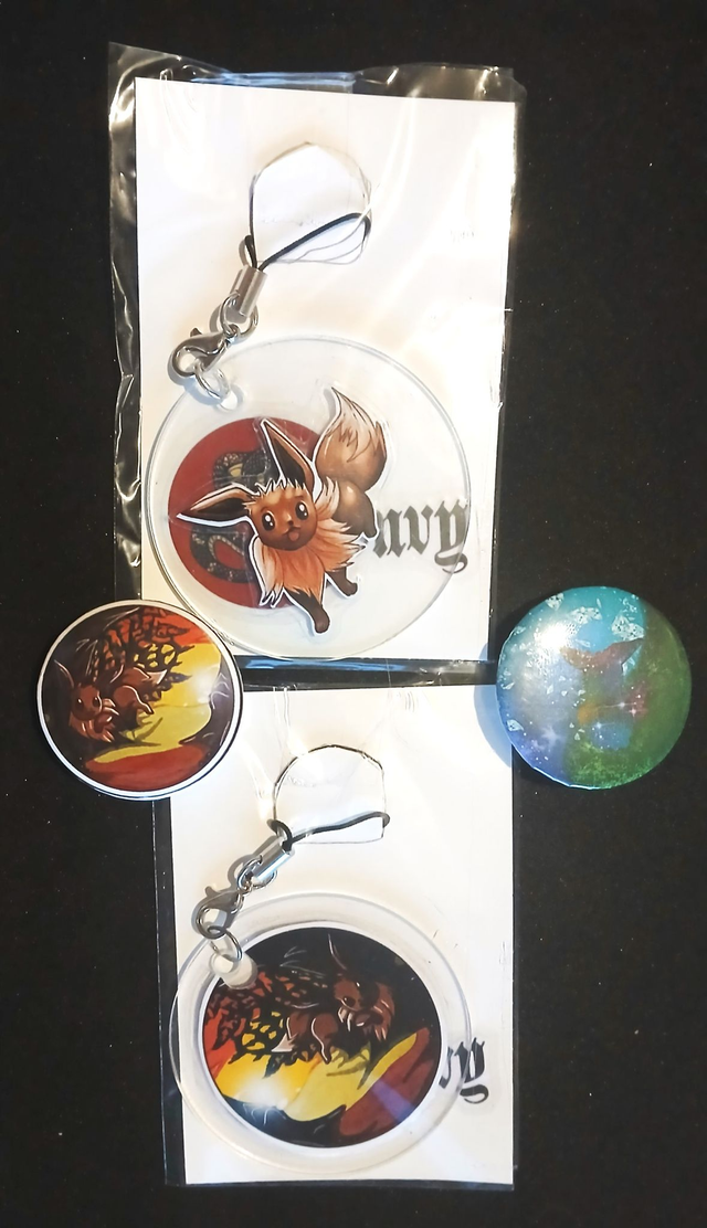 Evoli Lots 2 porte clé