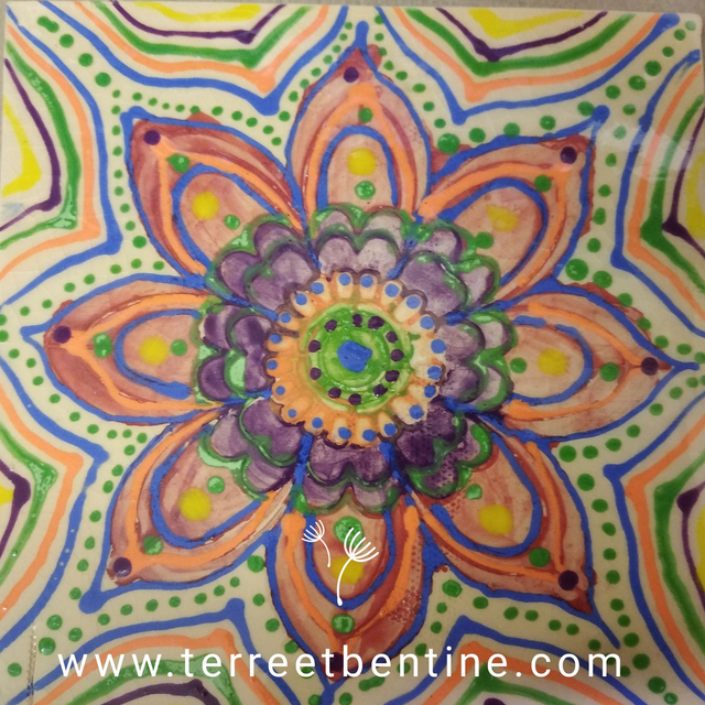 COLLECTION " Confinement" - pièce UNIQUE - 15,8 X 15,8 cm - Vendu