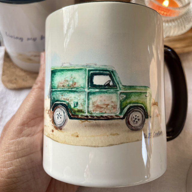 Land Rover Watercolour Mug