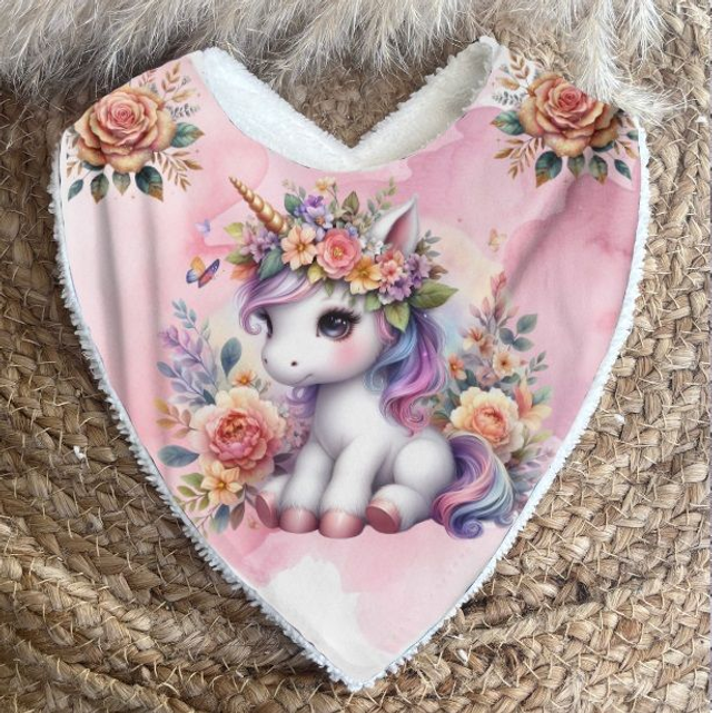 Bavoir licorne