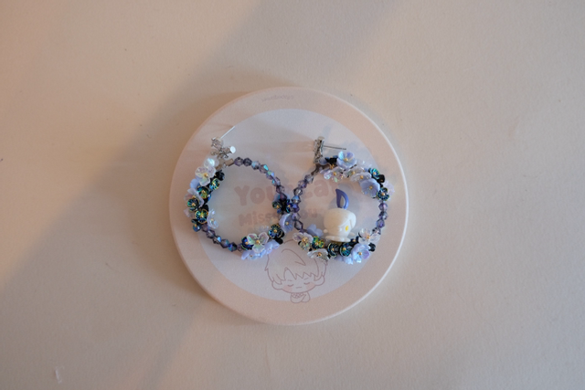 Earrings ghost type. Ickelfree