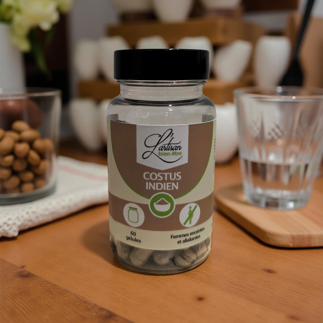Gélules de Costus Indien 60 gélules ( 1 mois) 