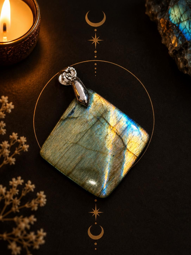 Pendentif labradorite